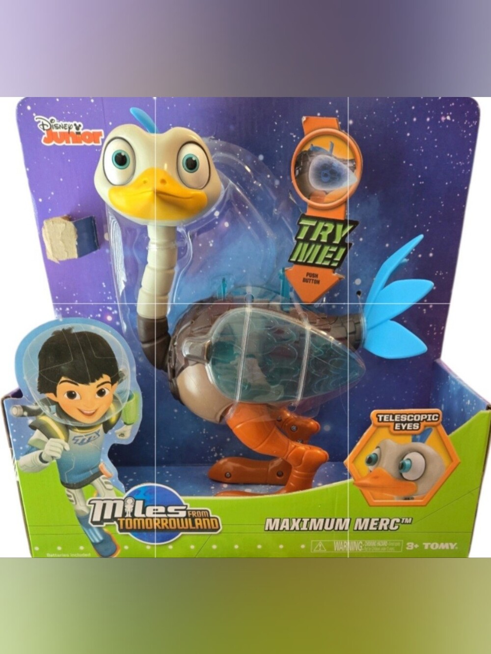 MILES FROM TOMORROWLAND MAXIMUM MERC THE ROBOTIC OSTRICH . NIB.
